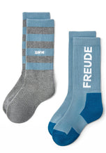 Load image into Gallery viewer, BMW Set Freude Children's Socks - Size (27/30) - Blue
