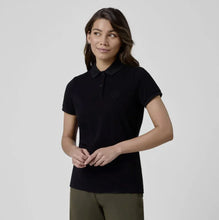 Load image into Gallery viewer, BMW Women’s Black Polo Shirt – Tonal Embroidered Logo - Regular Fit