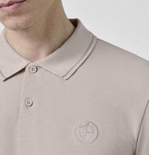 Load image into Gallery viewer, BMW Men’s Beige Polo Shirt – Tonal Logo - Regular Fit