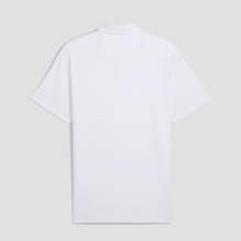 Load image into Gallery viewer, PUMA | BMW Men’s Houndstooth Polo - White Glow
