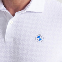 Load image into Gallery viewer, PUMA | BMW Men’s Houndstooth Polo - White Glow