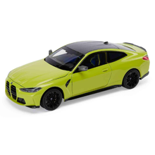 Load image into Gallery viewer, BMW M4 Competition (G82) 1:18 Scale Model – Yellow Sao Paulo M
