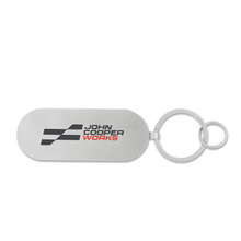 Load image into Gallery viewer, MINI JCW Logo Keyring - Silver