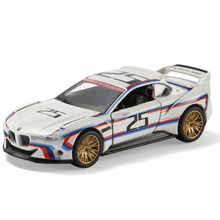 Load image into Gallery viewer, BMW Pullback Toy Cars - Scale: 1:41 - Models: 3.0 CSL R, X6M, M6 - Rubber Tires - Diecast