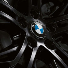 Load image into Gallery viewer, BMW Floating Centre Caps - Set of 4 - 65mm - Blue/White (Big)