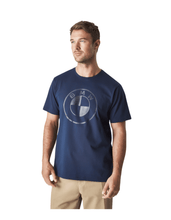 Load image into Gallery viewer, BMW T-shirt Logo Tonal Men - Dark Blue - XXL
