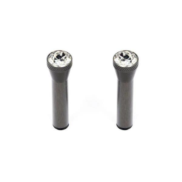 BMW CRYSTAL CLARITY DOOR PINS 2個入り BMW Crystal Clarity Door Pins with Swarovski Crystal - Set of 2