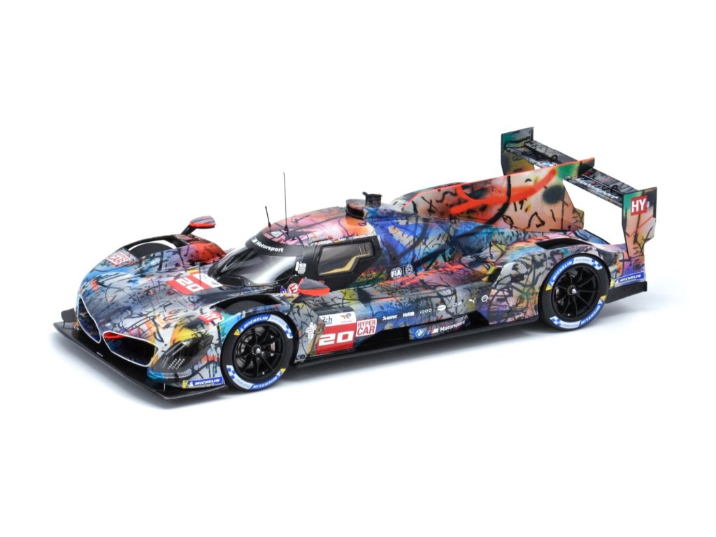 BMW Miniature Art Car #20 by Julie Mehretu - M Hybrid V8 - 1:18 scale