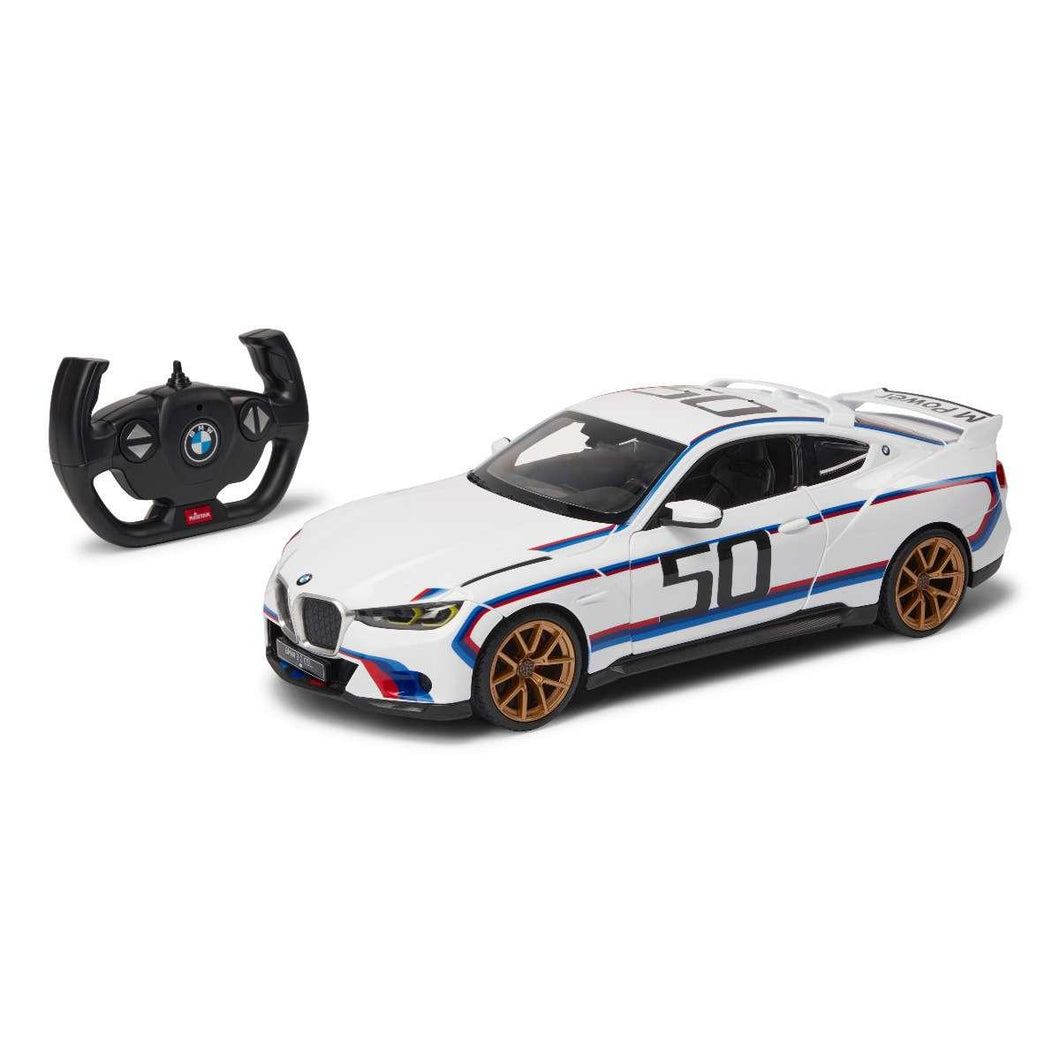 BMW Miniature RC 3.0 CSL, 1:14 scale, White, Remote Controlled