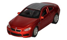 Load image into Gallery viewer, BMW Pullback Toy Cars - Scale: 1:41 - Models: 3.0 CSL R, X6M, M6 - Rubber Tires - Diecast
