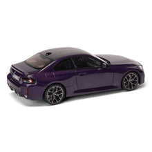 Load image into Gallery viewer, BMW Miniature M2 (G87) - 1:18 Scale - Thunder Night Metallic Color
