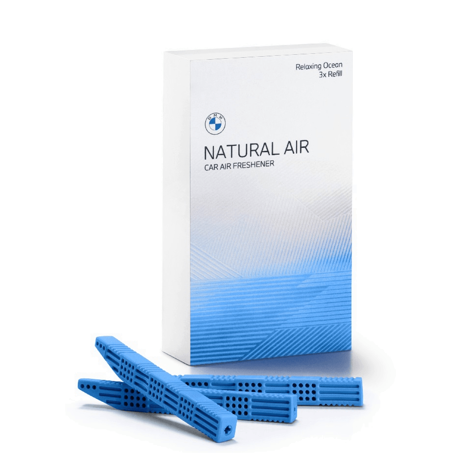 BMW Natural Air Refill Relaxing Ocean, Set of 3, Car Fragrance