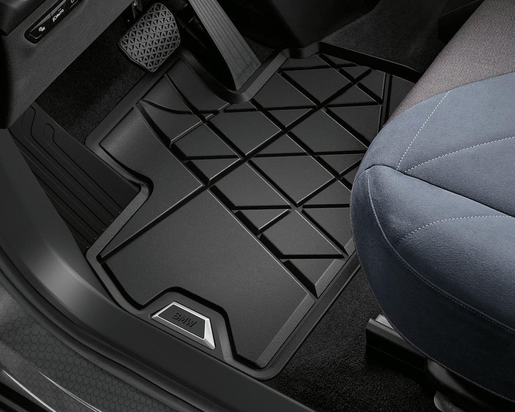 BMW All Weather Floor Mat Pair - Front Or Rear - iX (i20) - Set of 2 - Black