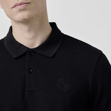 Load image into Gallery viewer, BMW Men’s Black Polo Shirt – Subtle Tonal Logo - Regular Fit
