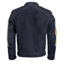Load image into Gallery viewer, BMW Motorrad Schwabing Motorcycle Men&#39;s Jacket - Navy/Yellow - Size XL
