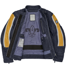 Load image into Gallery viewer, BMW Motorrad Schwabing Motorcycle Men&#39;s Jacket - Navy/Yellow - Size XL
