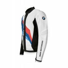 Load image into Gallery viewer, BMW Motorrad Sidepod Air Motorcycle Men&#39;s Jacket – Size 54 - White
