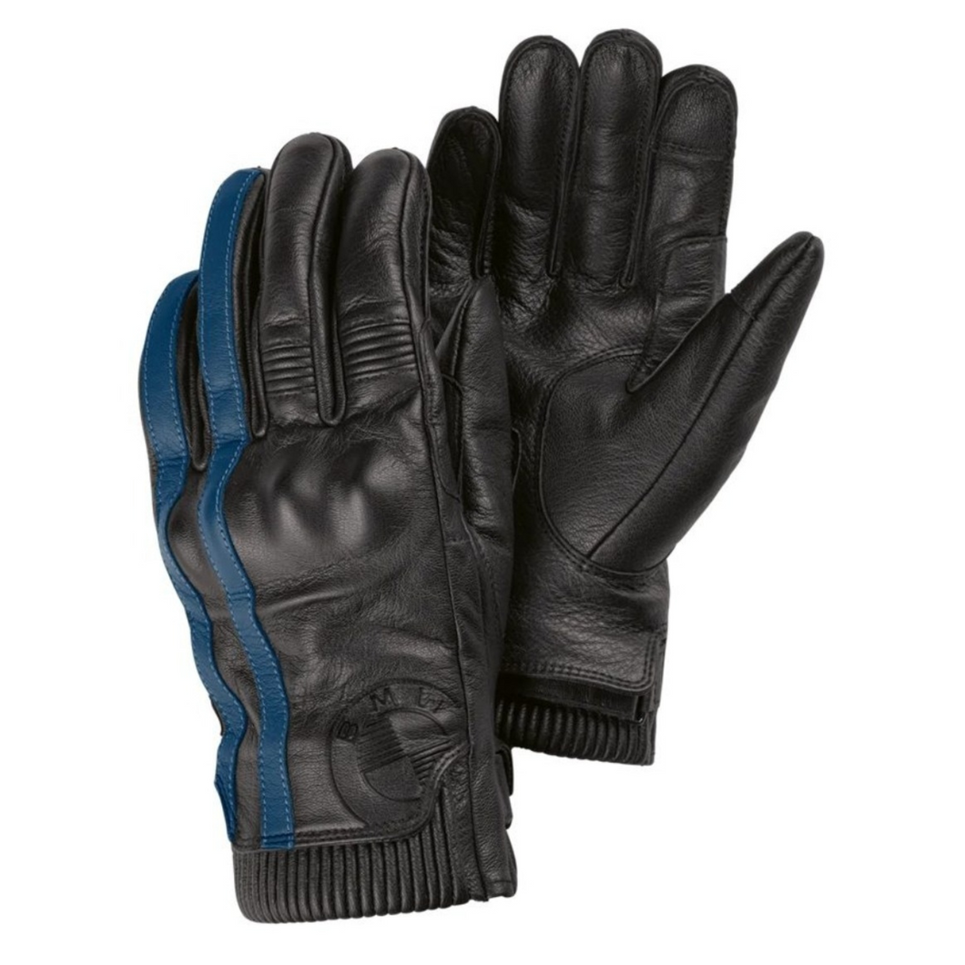 BMW Motorrad Lehel Motorcycle Gloves – Medium - Black/Blue - Unisex