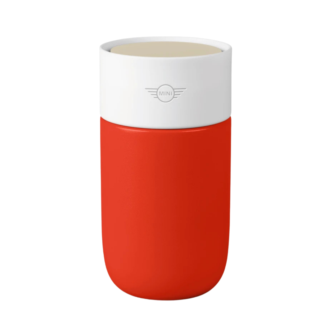 MINI Travel Mug Colour Block – 300 ml - Blazing Blue, Rebel Red or Black
