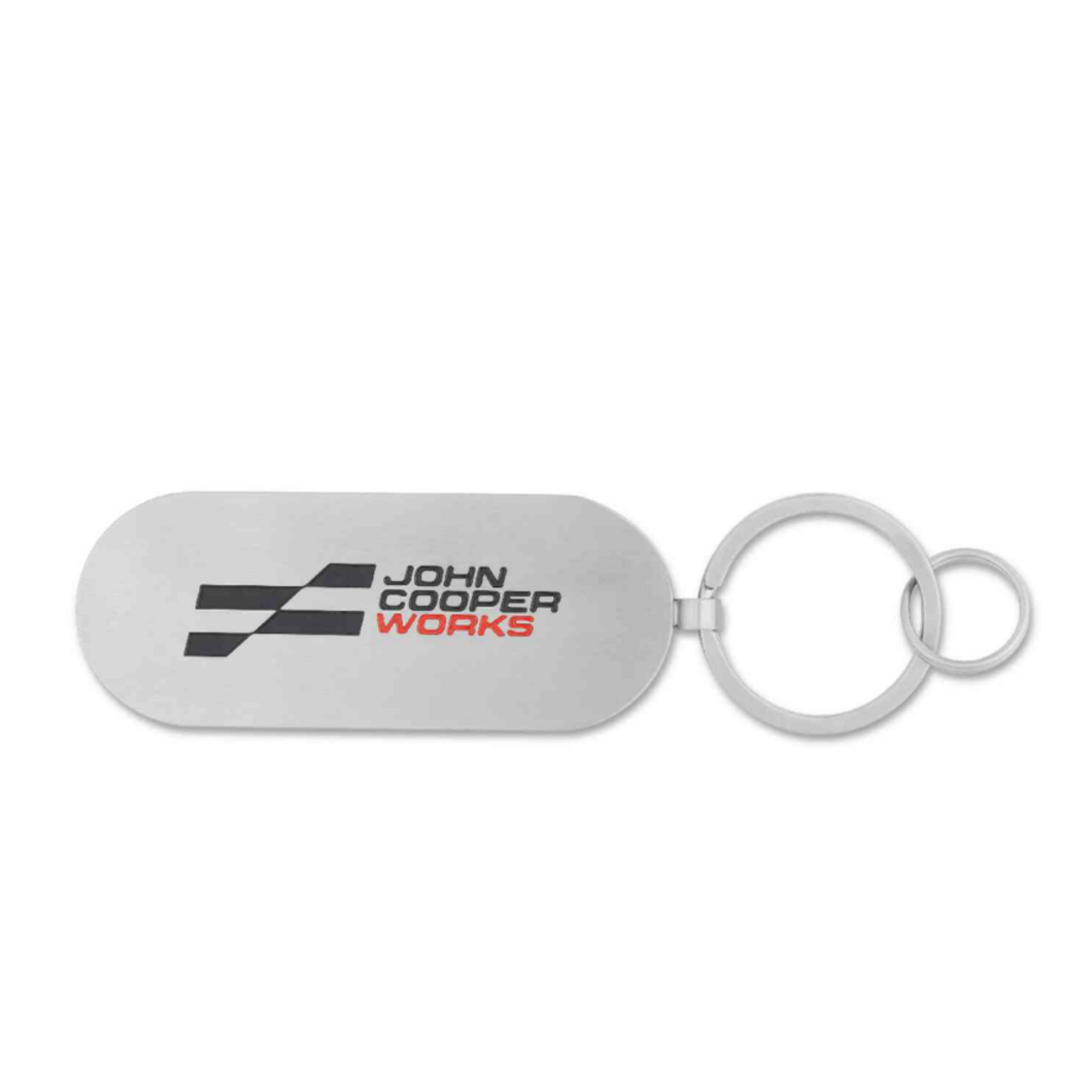 MINI JCW Logo  Keyring - Silver