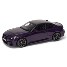 Load image into Gallery viewer, BMW Miniature M2 (G87) - 1:18 Scale - Thunder Night Metallic Color
