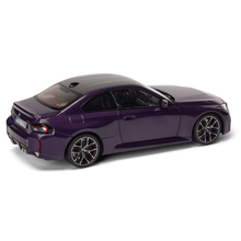 Load image into Gallery viewer, BMW Miniature M2 (G87) - 1:18 Scale - Thunder Night Metallic Color
