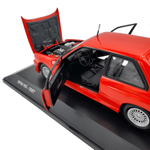 Load image into Gallery viewer, BMW M3 (E30) 1987 – 1:18 Scale Model - Red
