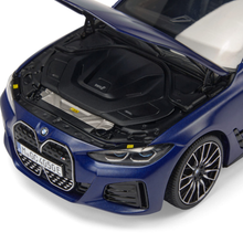 Load image into Gallery viewer, BMW i4 M50 (G26) – 1:18 Scale Model - Frozen Blue Metallic
