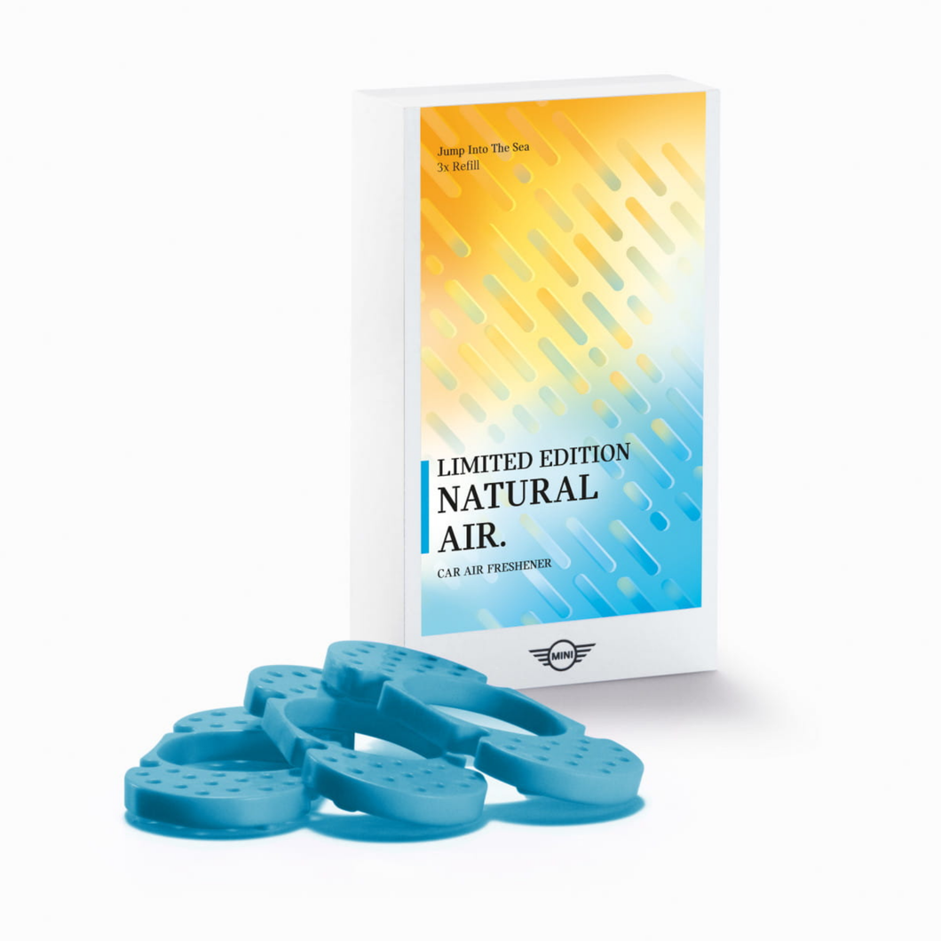 MINI Natural Air Jump into the Sea fragrance refills - Set of 3 - Car Fragrance