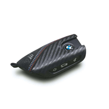 Load image into Gallery viewer, BMW M Performance Key Case - Alcantara/Carbon
