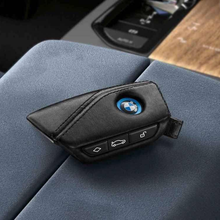 Load image into Gallery viewer, BMW Leather Key Case - Black
