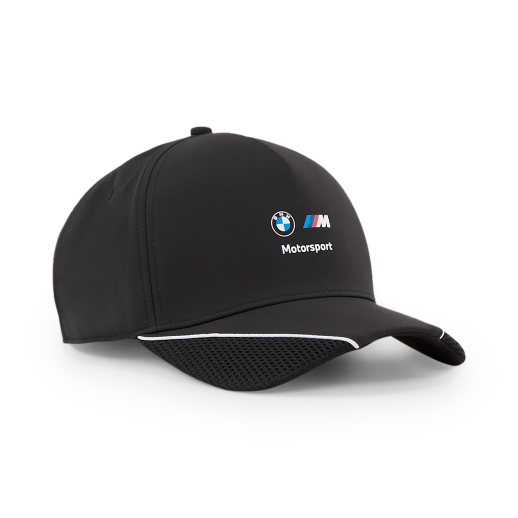 BMW M Motorsport Baseball Cap - Adjustable Panel - Black OR White