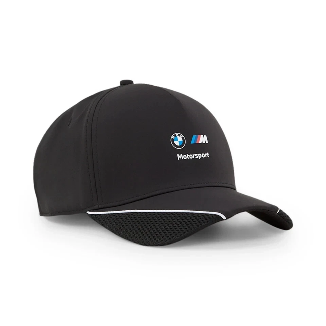 BMW M MOTORSPORT BASEBALL CAP - WHITE or BLACK - ADJUSTABLE