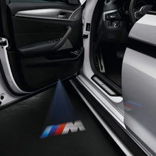 Load image into Gallery viewer, BMW LED Door Projector - BMW &amp; M Logos - 68mm
