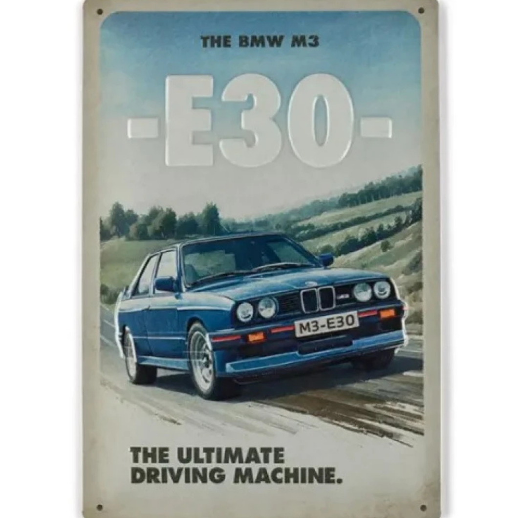 BMW M3 (E30) METAL SIGN
