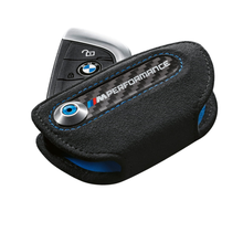 Load image into Gallery viewer, BMW M Performance Key Case – Carbon &amp; Alcantara
