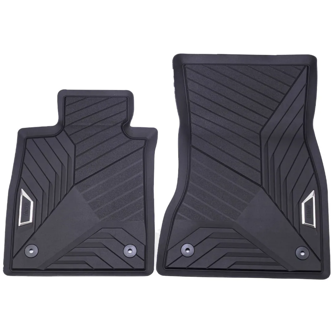 BMW 5 series (G60/G61) - All Weather Floor Mats - Front & Rear Set - Black