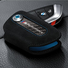 Load image into Gallery viewer, BMW M Performance Key Case – Carbon &amp; Alcantara
